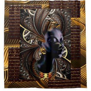 The Motherland Africa, Queen Art Shower Curtain
