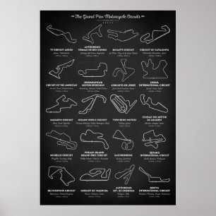 The MotoGP Circuits Poster