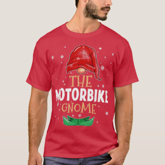 The motorbike Gnome Family Matching Christmas Outf T-Shirt