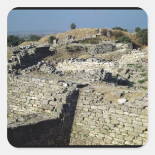 The Mound of Hissarlik, the site of Square Sticker