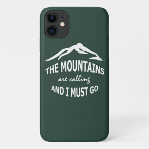The Mounntains Are Calling Forest Green iPhone 11 Case