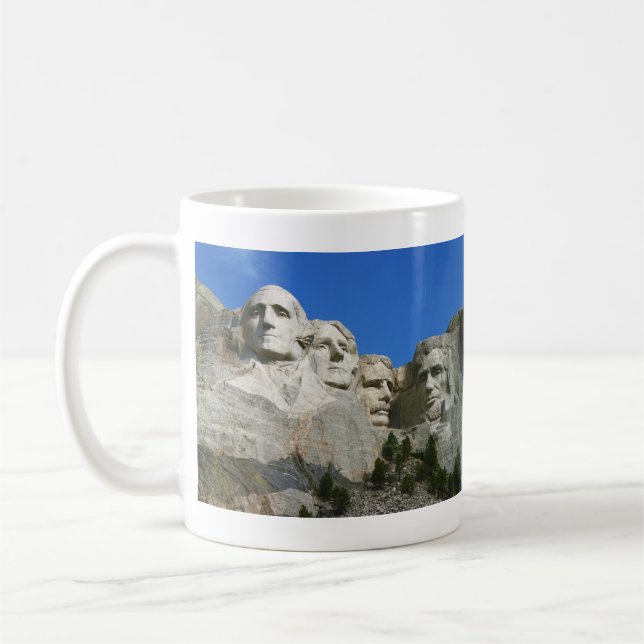 The Mount Rushmore Presidential Monument Coffee Mug (Left)