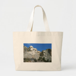 The Mount Rushmore Presidential Monument Large Tote Bag