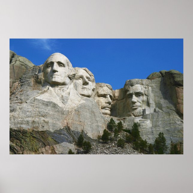 The Mount Rushmore Presidential Monument Poster (Front)