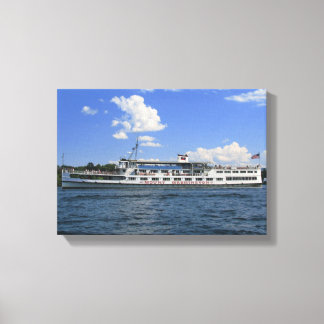The Mount Washington on Lake Winnipesaukee Canvas Print
