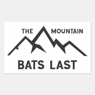 The Mountain Bats Last Rectangular Sticker