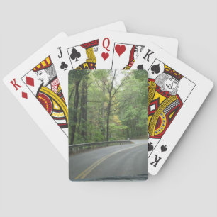 The mountain forest playing cards