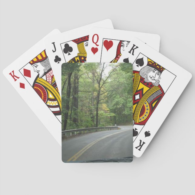 The mountain forest playing cards (Back)