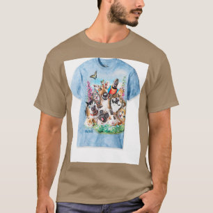 The Mountain Mens Pet Selfie T-Shirt