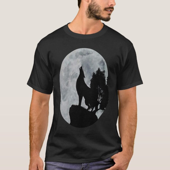 The Mountain Mens Wolf Flag T-Shirt (Front)