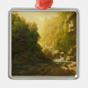The Mountain Torrent, c.1820-30 (oil on canvas) Metal Tree Decoration