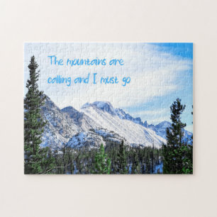 The Mountains Are Calling - 11x14 inch Jigsaw Puzzle