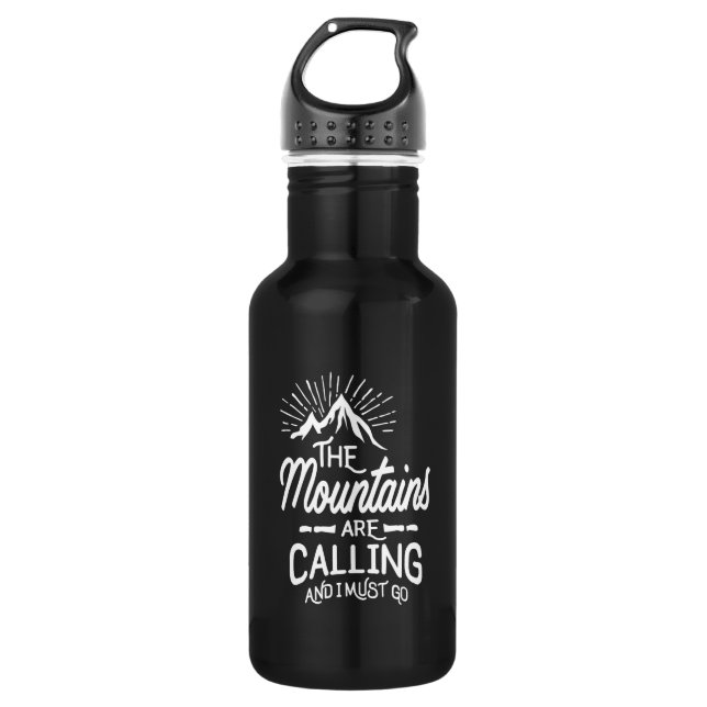 The Mountains are Calling 532 Ml Water Bottle (Front)