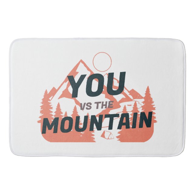 The Mountains are calling and I must go Bath Mat (Front)