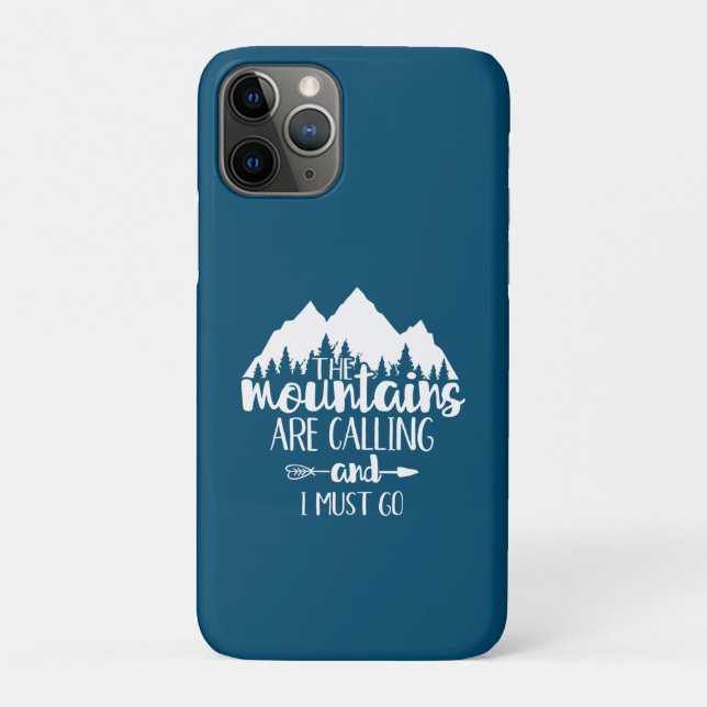 The Mountains Are Calling and I Must Go Case-Mate iPhone Case (Back)
