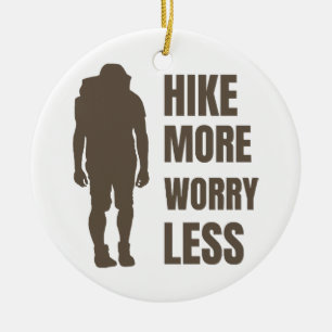 The Mountains are calling and I must go Ceramic Tree Decoration