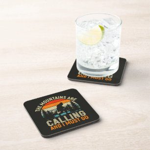The Mountains Are Calling And I Must Go Coaster