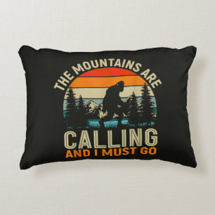 The Mountains Are Calling And I Must Go Decorative Cushion
