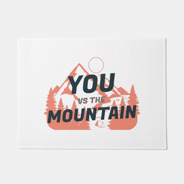 The Mountains are calling and I must go Doormat (Front)