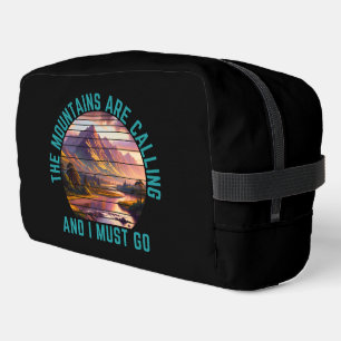 the mountains are calling and i must go dopp kit