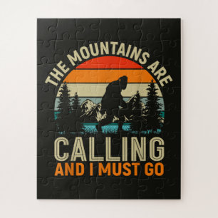 The Mountains Are Calling And I Must Go Jigsaw Puzzle
