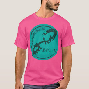 The Mountains Are Calling - Asheville Nc - Teal 27 T-Shirt