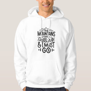 The Mountains are Calling Basic Hoodie