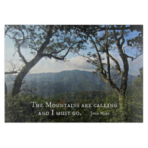 The Mountains are Calling... Cutting Board