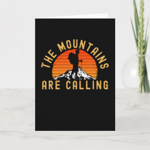 The Mountains Are Calling  Mountain Card
