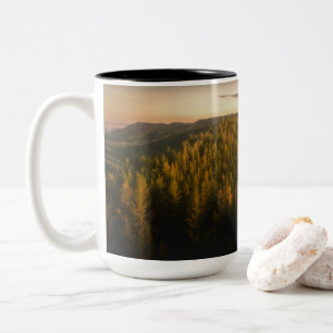 The Mountains Are Calling Mug Forest Landscape C