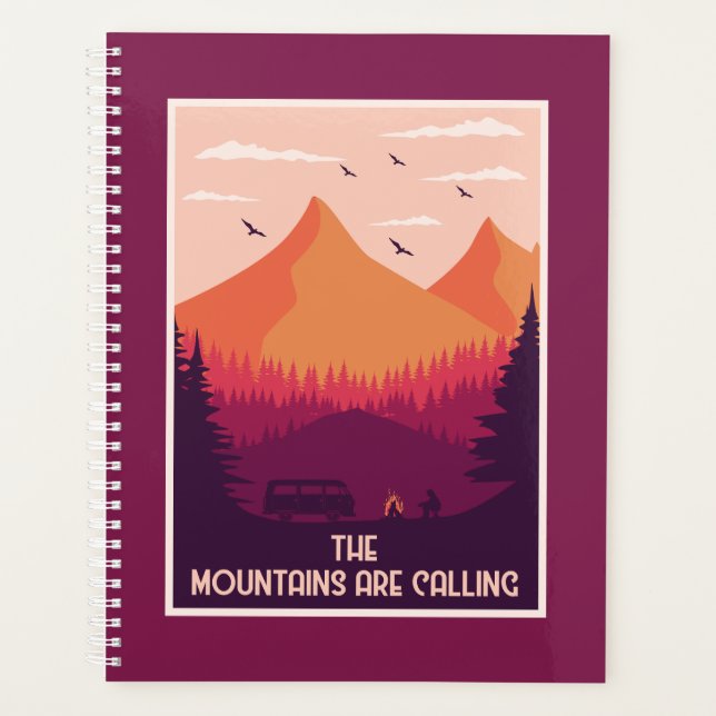 The Mountains Are Calling Planner (Front)