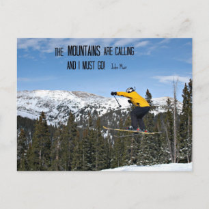 The Mountains are calling... Postcard
