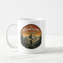 The Mountains Are Calling – Vintage Hiking