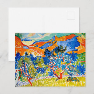 The Mountains at Collioure Andre Derain Postcard