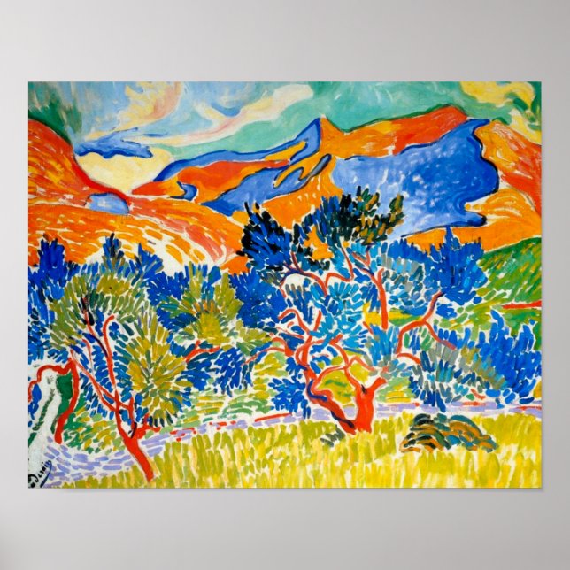 The Mountains at Collioure | Andre Derain | Poster (Front)
