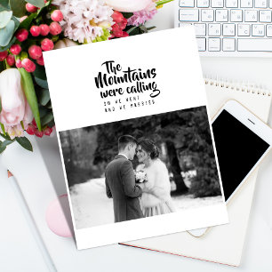 The Mountains Called Eloped Announcement