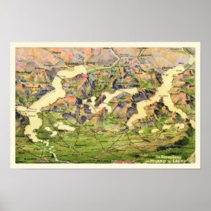 The Mountains of Milan Print