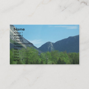 The Mountains Photo Business Cards