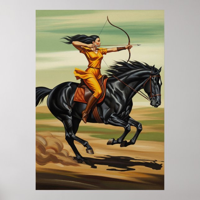 The Mounted Archery Champion Poster (Front)