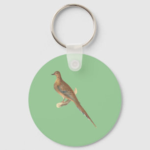 The Mourning Dove (Carolina Turtle Dove) NY Birds Key Ring