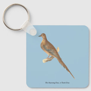 The Mourning Dove (Carolina Turtle Dove) NY Birds Key Ring