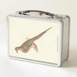 The Mourning Dove (Carolina Turtle Dove) NY Birds Metal Lunch Box