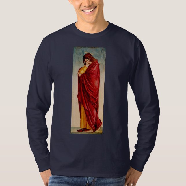 The Mourning Saint John by Andrea da Murano  T-Shirt (Front)