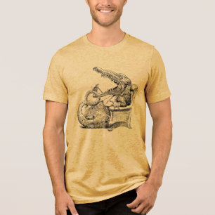 The Mouse Dentist And the Gator Tri-Blend Shirt