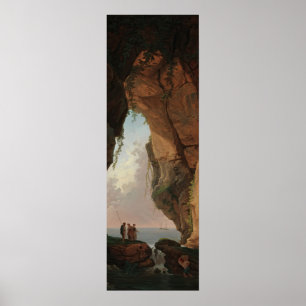 The Mouth of a Cave (1784) Hubert Robert  Poster