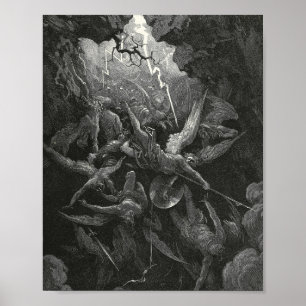 The Mouth Of Hell By Gustave Dore Poster