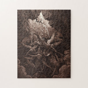 The Mouth Of Hell Original By Gustave Dore Jigsaw Puzzle