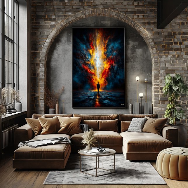 The Mouth of Judgment – Monumental Expressionist Poster (Creator Uploaded)