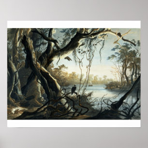 The Mouth of the Fox River, Indiana, plate 5 from Poster