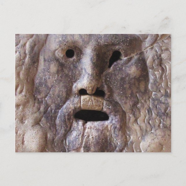 The Mouth of Truth Rome sculpture Postcard (Front)